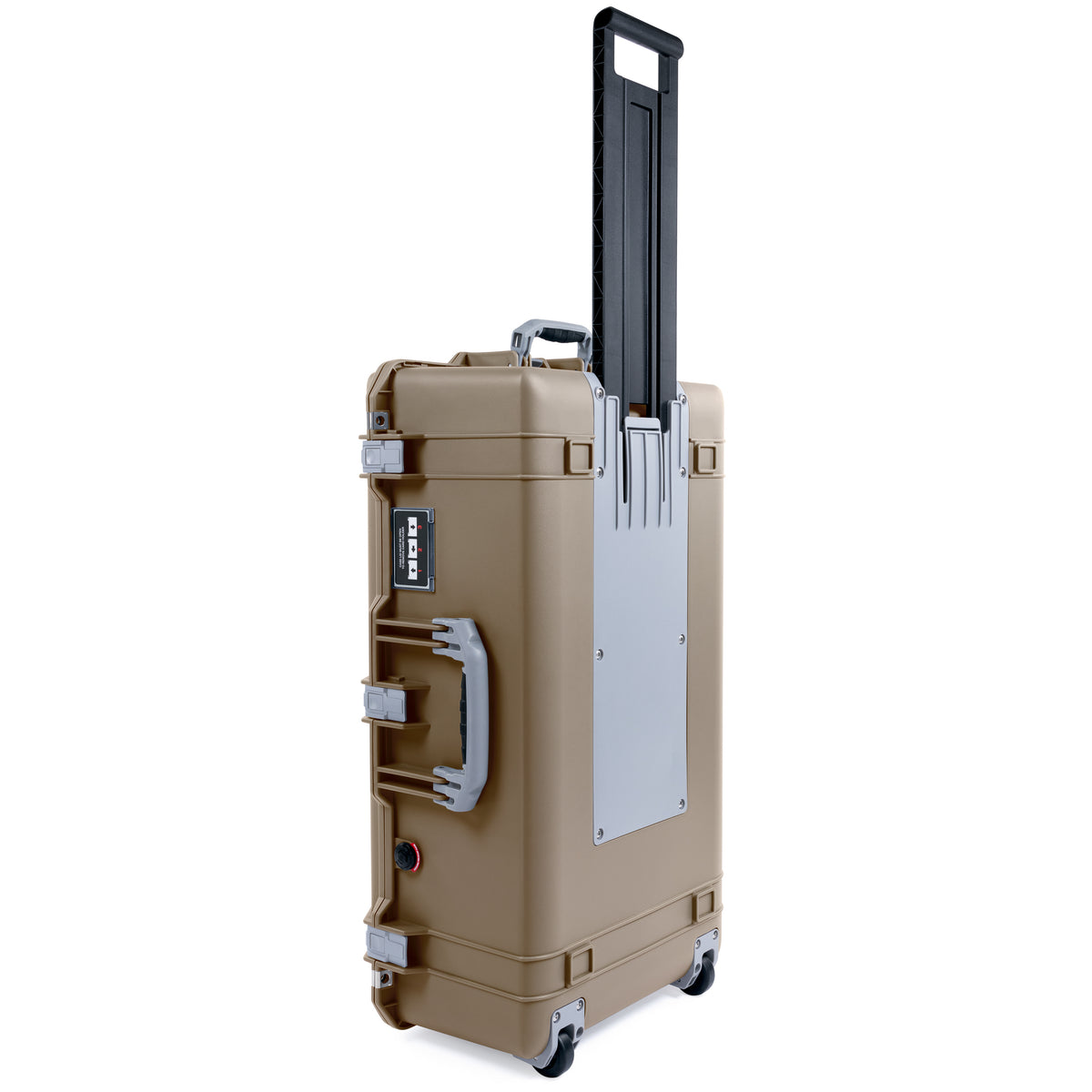 Pelican 1615 Air Case - Dark Desert Dirt &amp; Silver Trolley