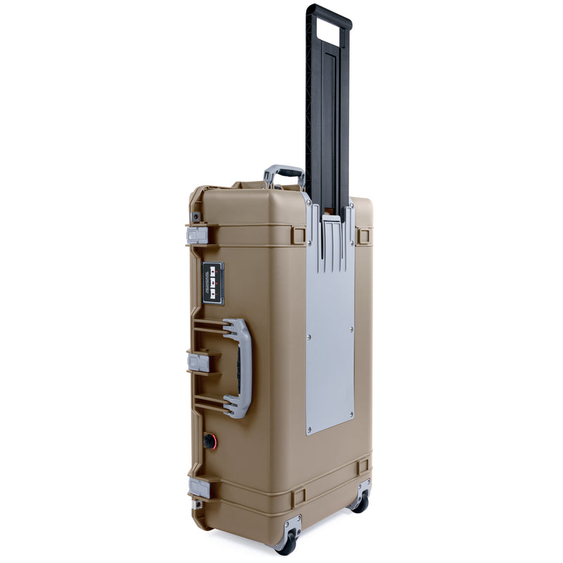 Pelican 1615 Air Case - Dark Desert Dirt & Silver Trolley