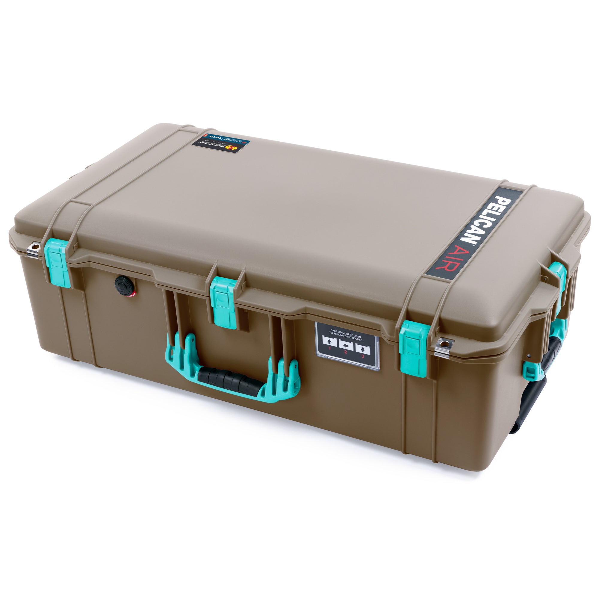 Pelican 1615 Air Case - Dark Desert Dirt & Teal