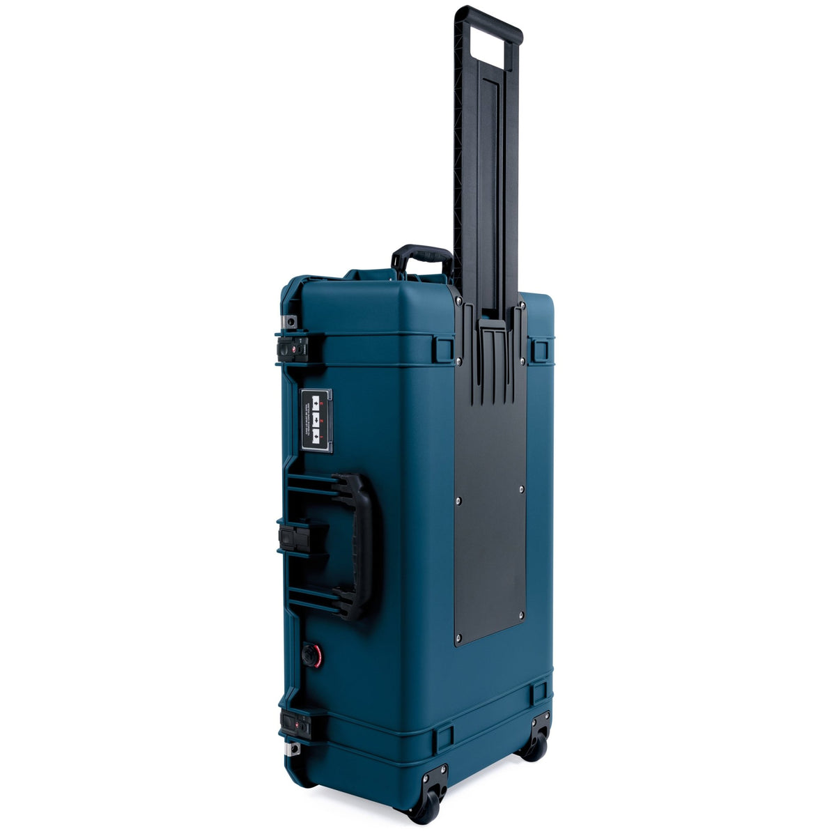 Pelican 1615 Air Case - Deep Pacific & Black TSA Latches + Trolley - Empty