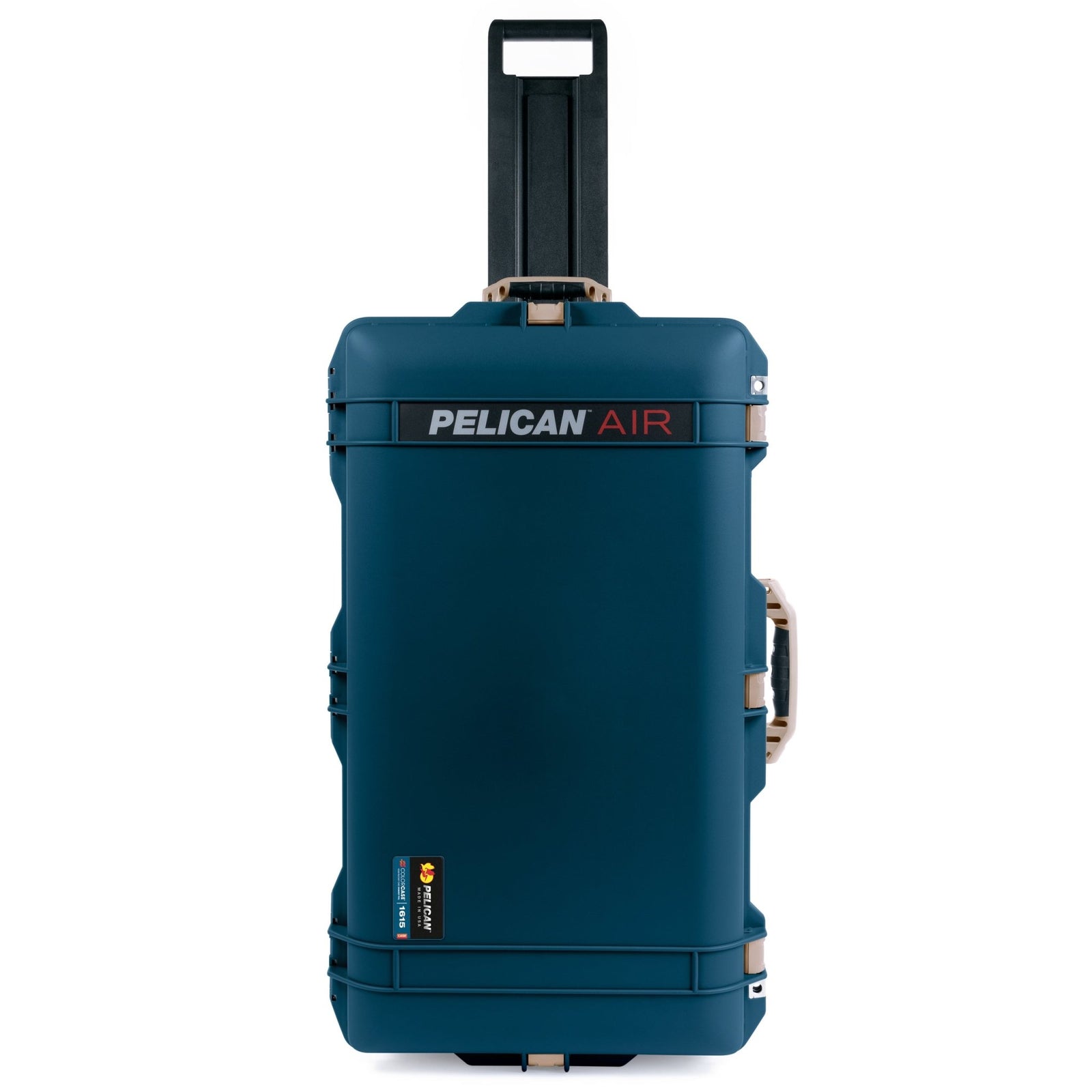 Pelican 1615 Air Case - Deep Pacific & Desert Tan Trolley - Empty