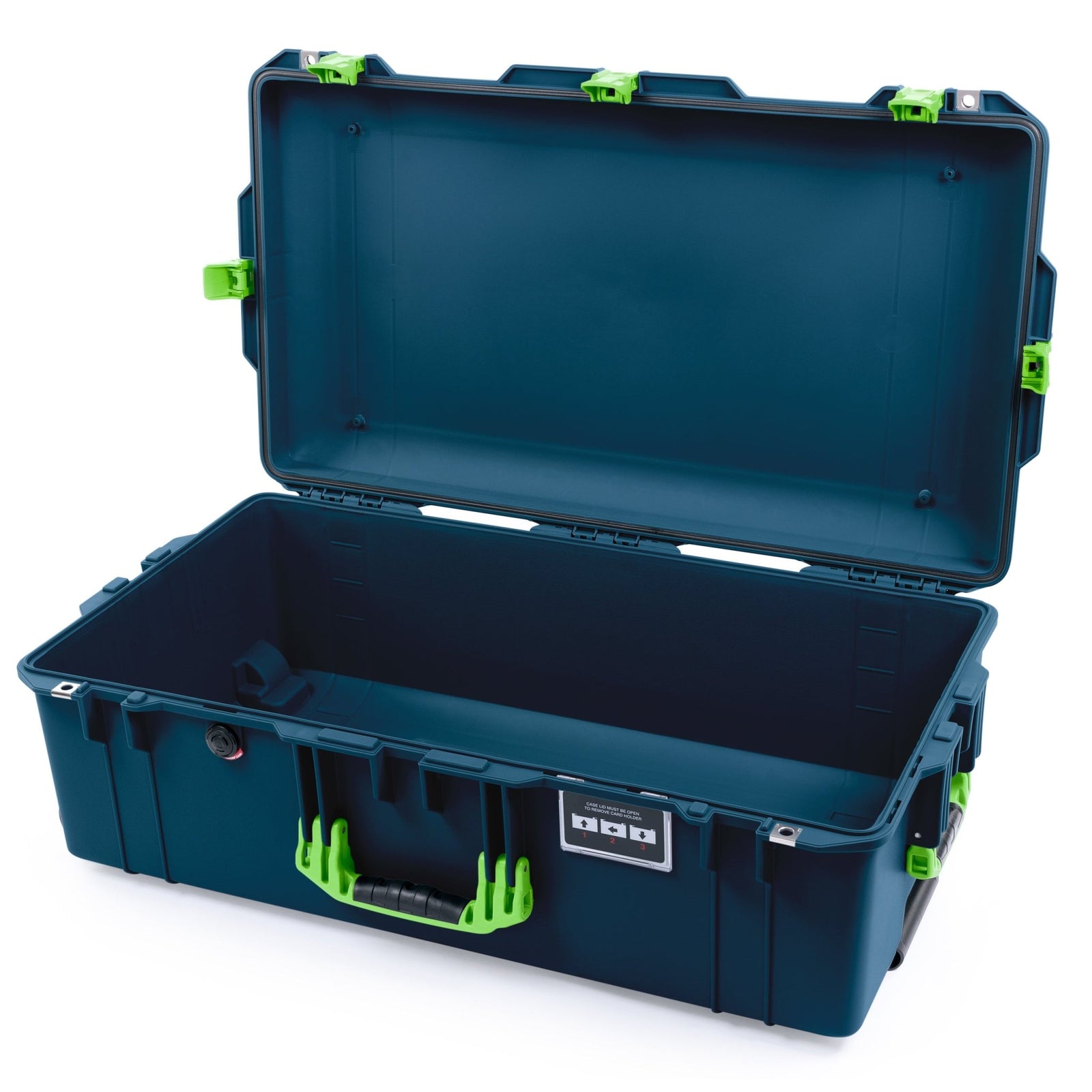 Pelican 1615 Air Case - Deep Pacific & Lime Green - Empty
