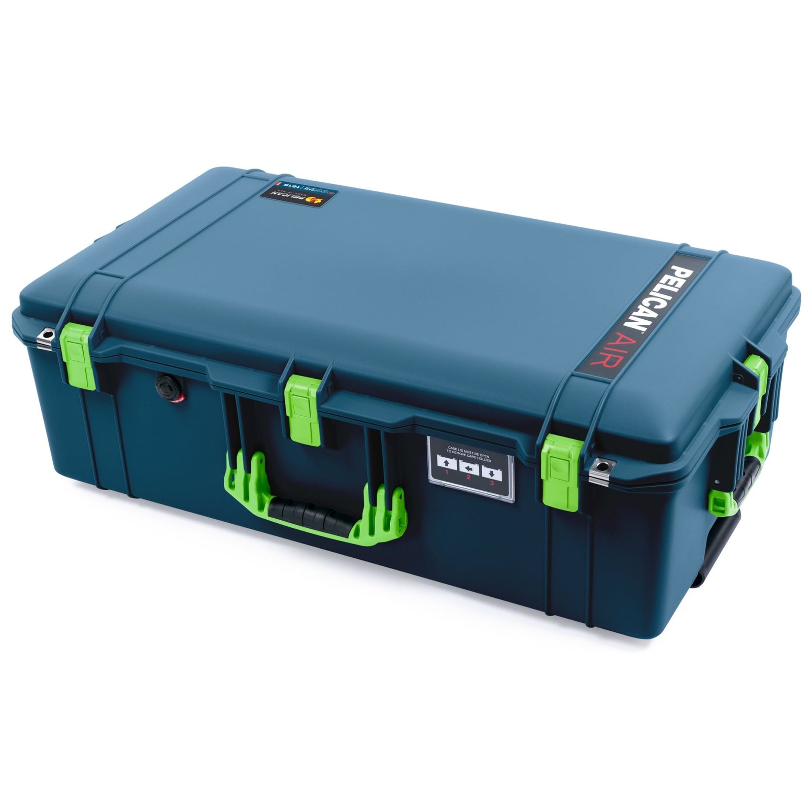 Pelican 1615 Air Case - Deep Pacific & Lime Green - Empty
