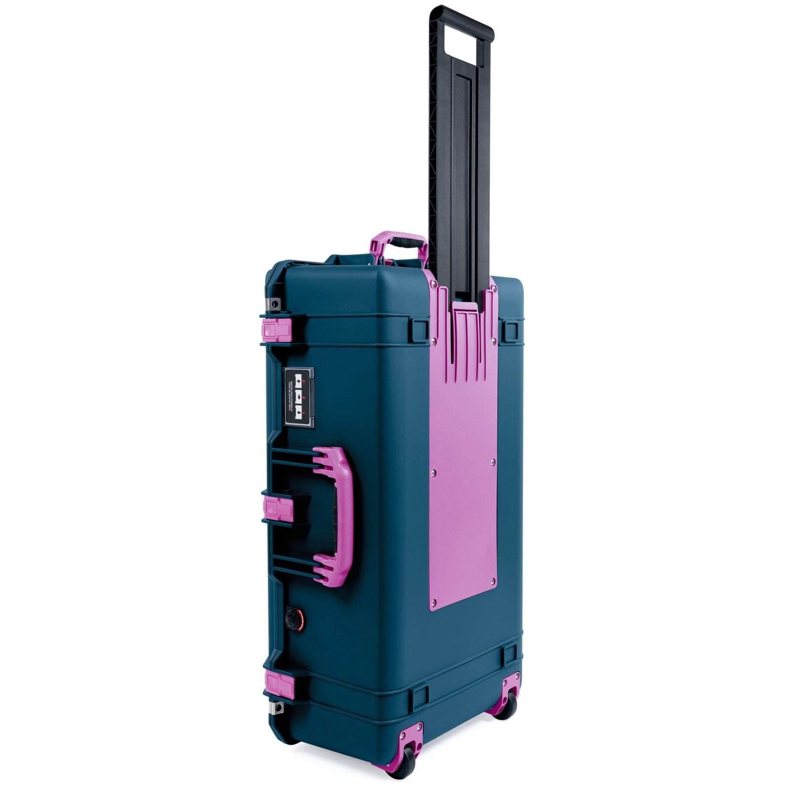 Pelican 1615 Air Case - Deep Pacific & Magenta Trolley - Empty
