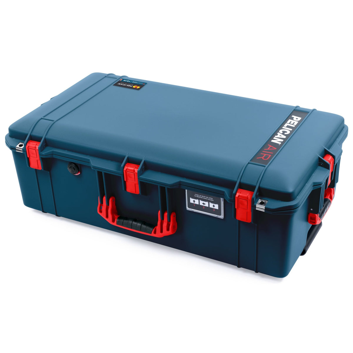 Pelican 1615 Air Case - Deep Pacific &amp; Red - Empty