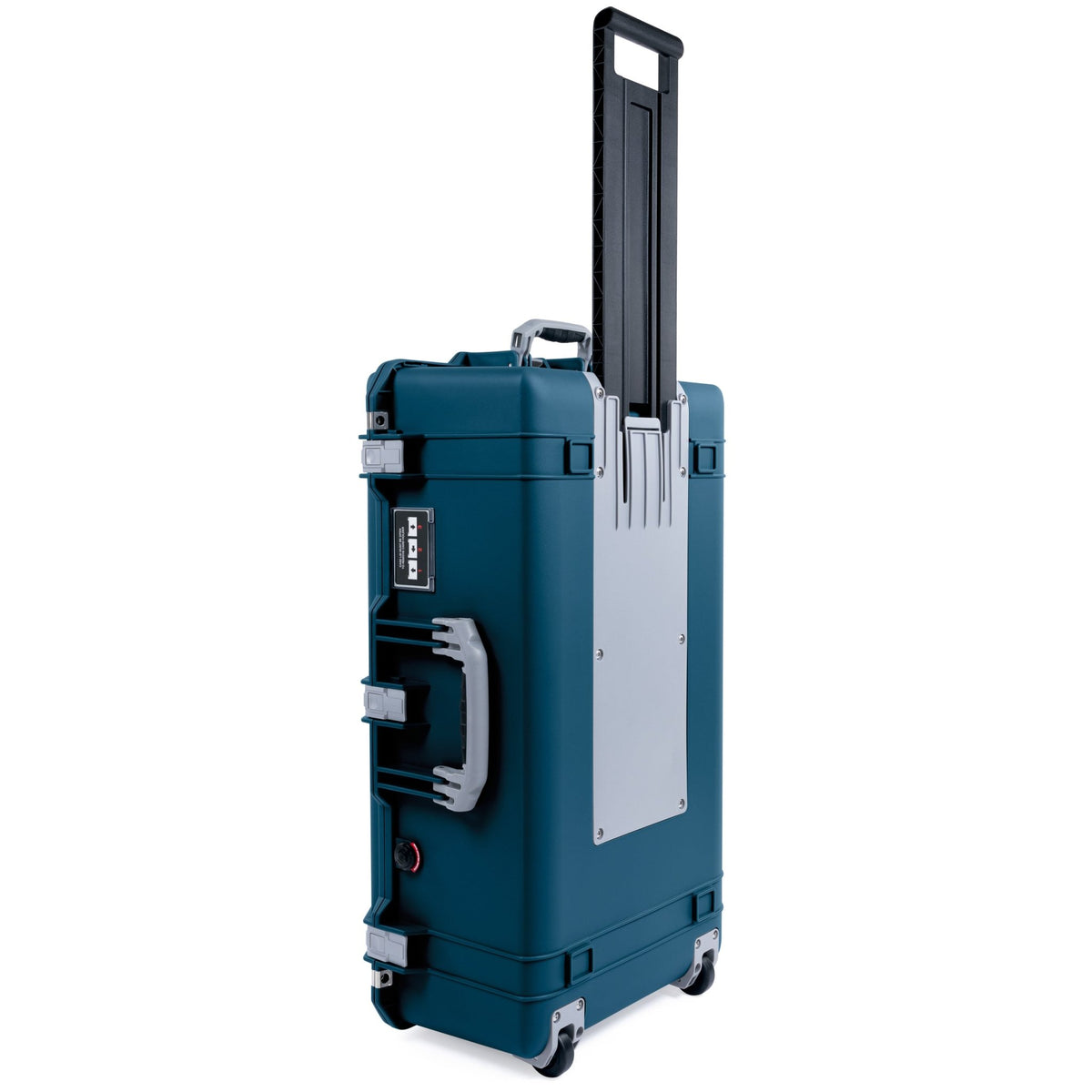 Pelican 1615 Air Case - Deep Pacific & Silver Trolley - Empty