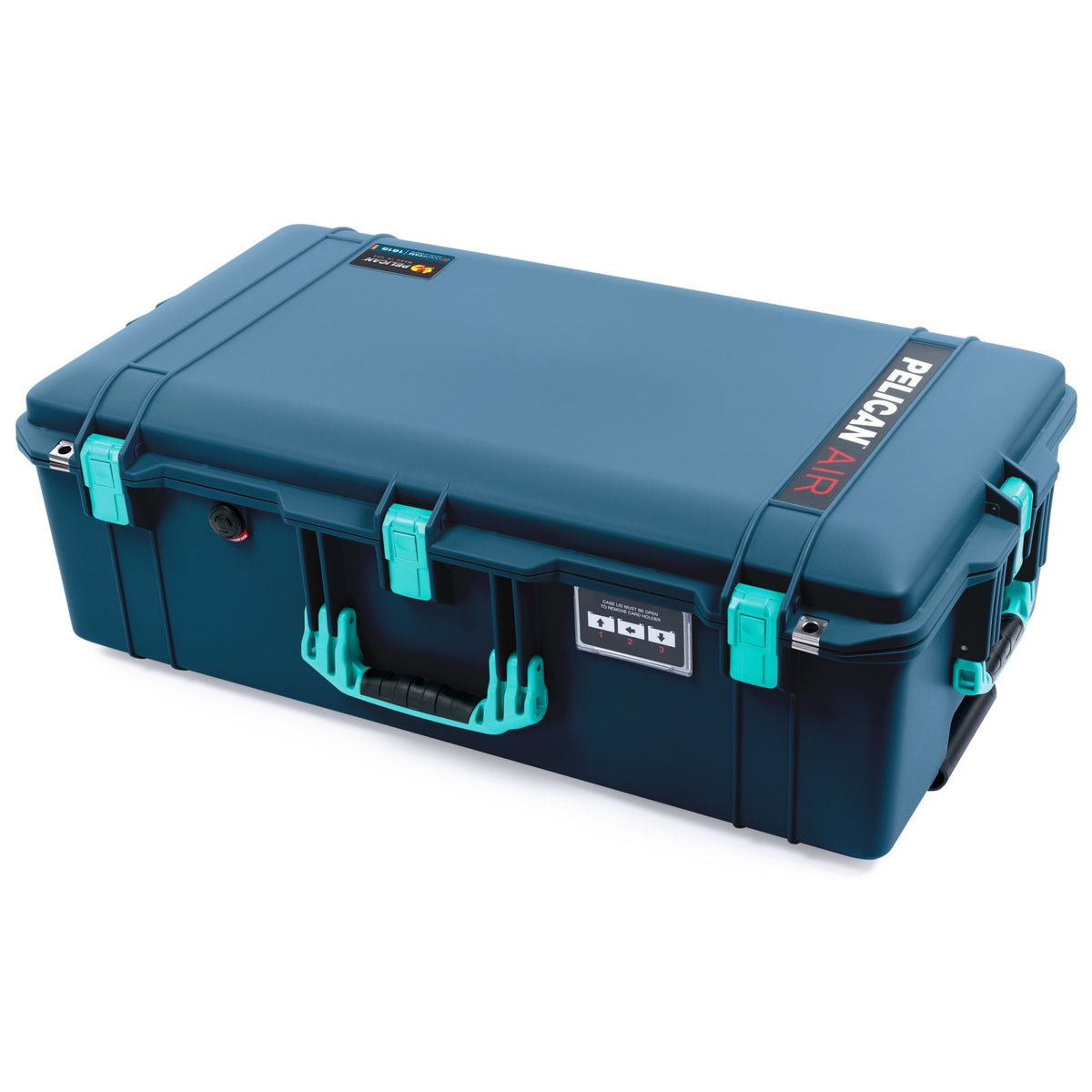 Pelican 1615 Air Case - Deep Pacific &amp; Teal Trolley - Empty