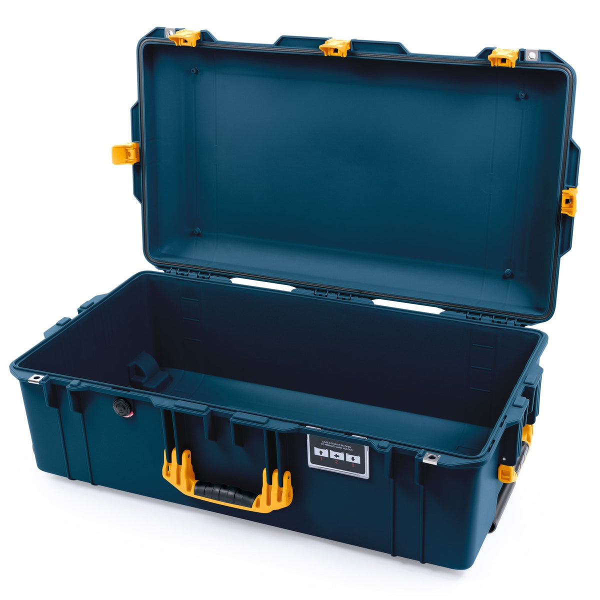 Pelican 1615 Air Case - Deep Pacific & Yellow - Empty