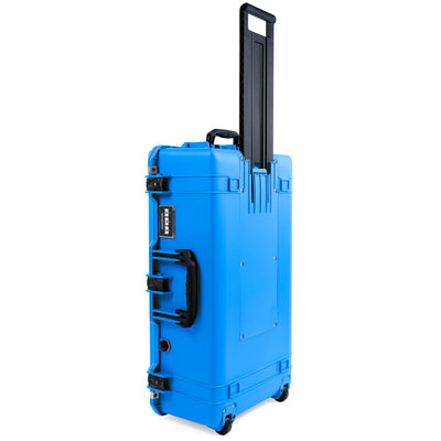 Pelican 1615 Air Case - Electric Blue & Black TSA Latches + Trolley