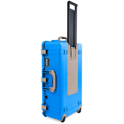 Pelican 1615 Air Case - Electric Blue & Desert Tan Trolley