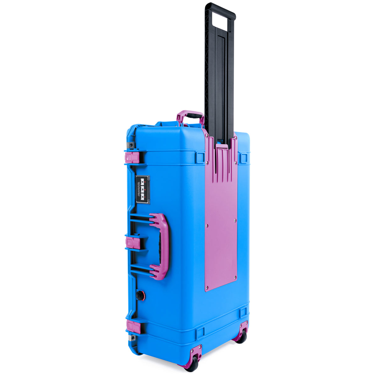Pelican 1615 Air Case - Electric Blue &amp; Magenta Trolley