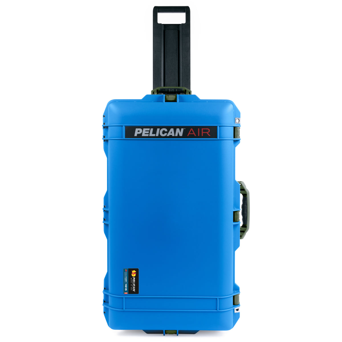 Pelican 1615 Air Case - Electric Blue &amp; OD Green