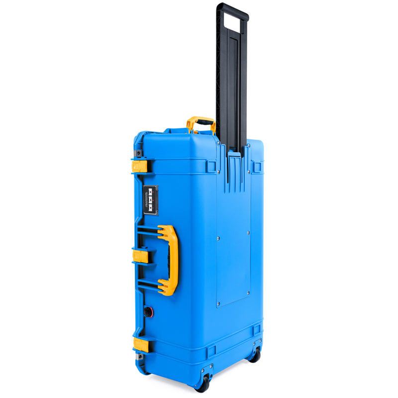 Pelican 1615 Air Case - Electric Blue & Yellow