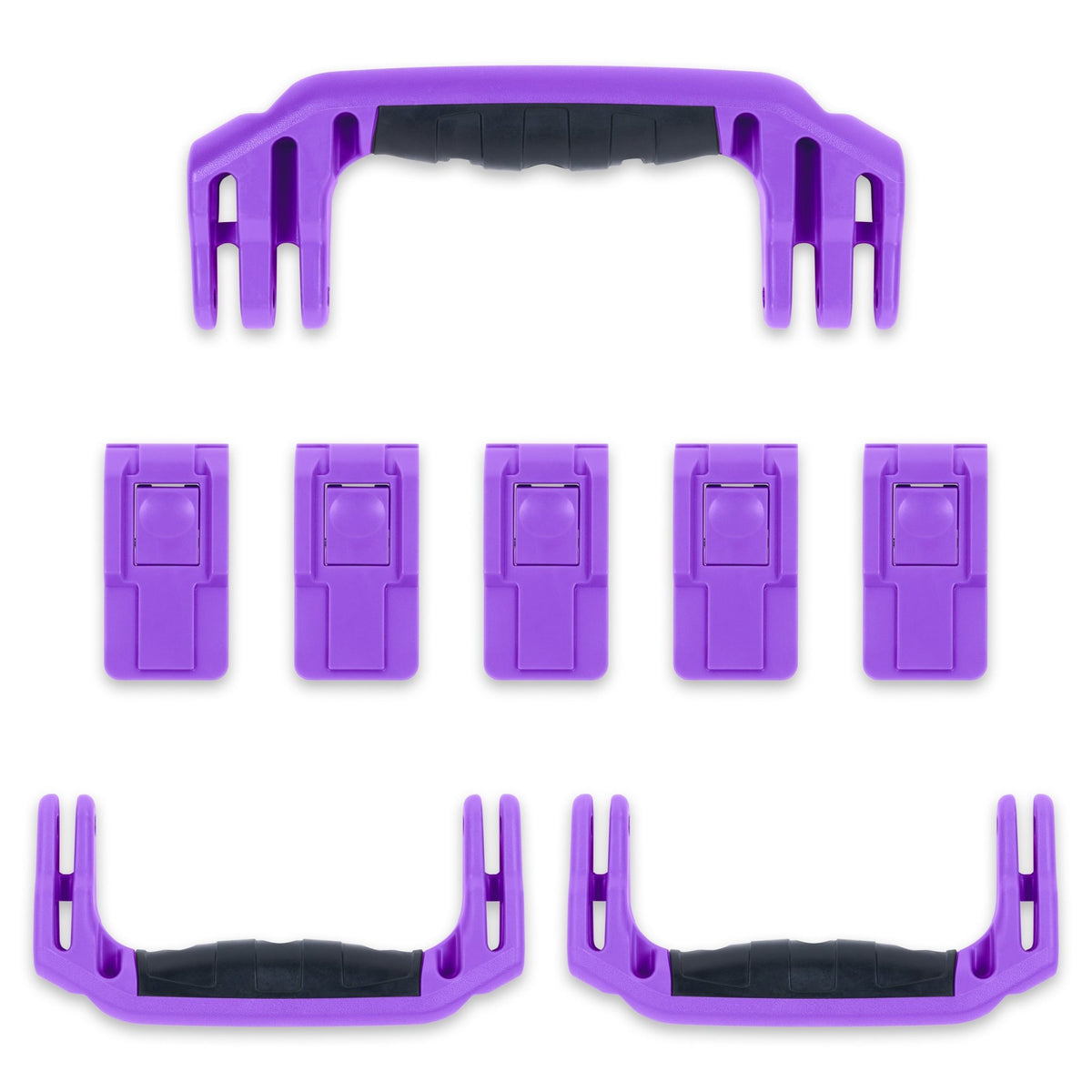 Pelican 1615 Air Replacement Handles &amp; Latches Set - Purple -