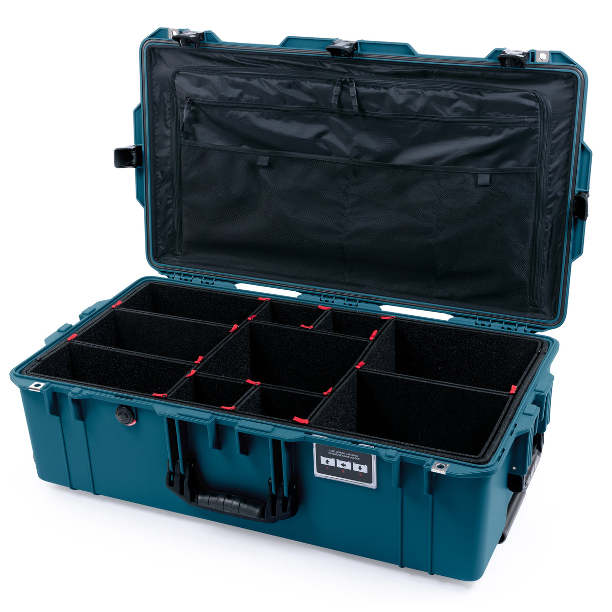 Pelican 1615 Air Case - Indigo &amp; Black TSA Latches + Trolley