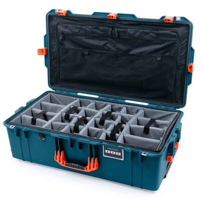 Pelican 1615 Air Case - Indigo & Orange Trolley