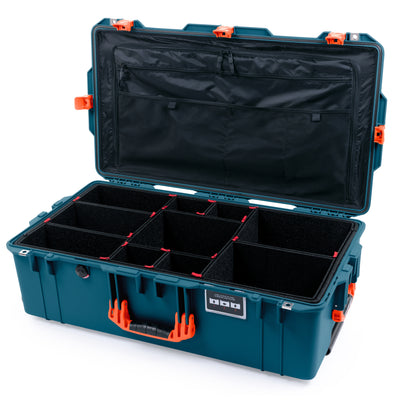 Pelican 1615 Air Case - Indigo & Orange Trolley