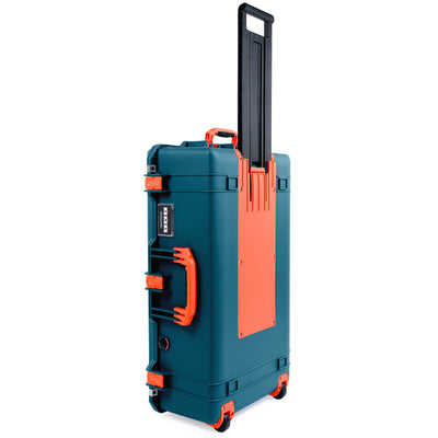 Pelican 1615 Air Case - Indigo & Orange Trolley
