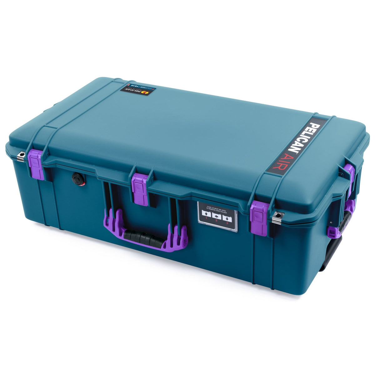 Pelican 1615 Air Case - Indigo &amp; Purple Trolley - TRVL Lid Organizer Only
