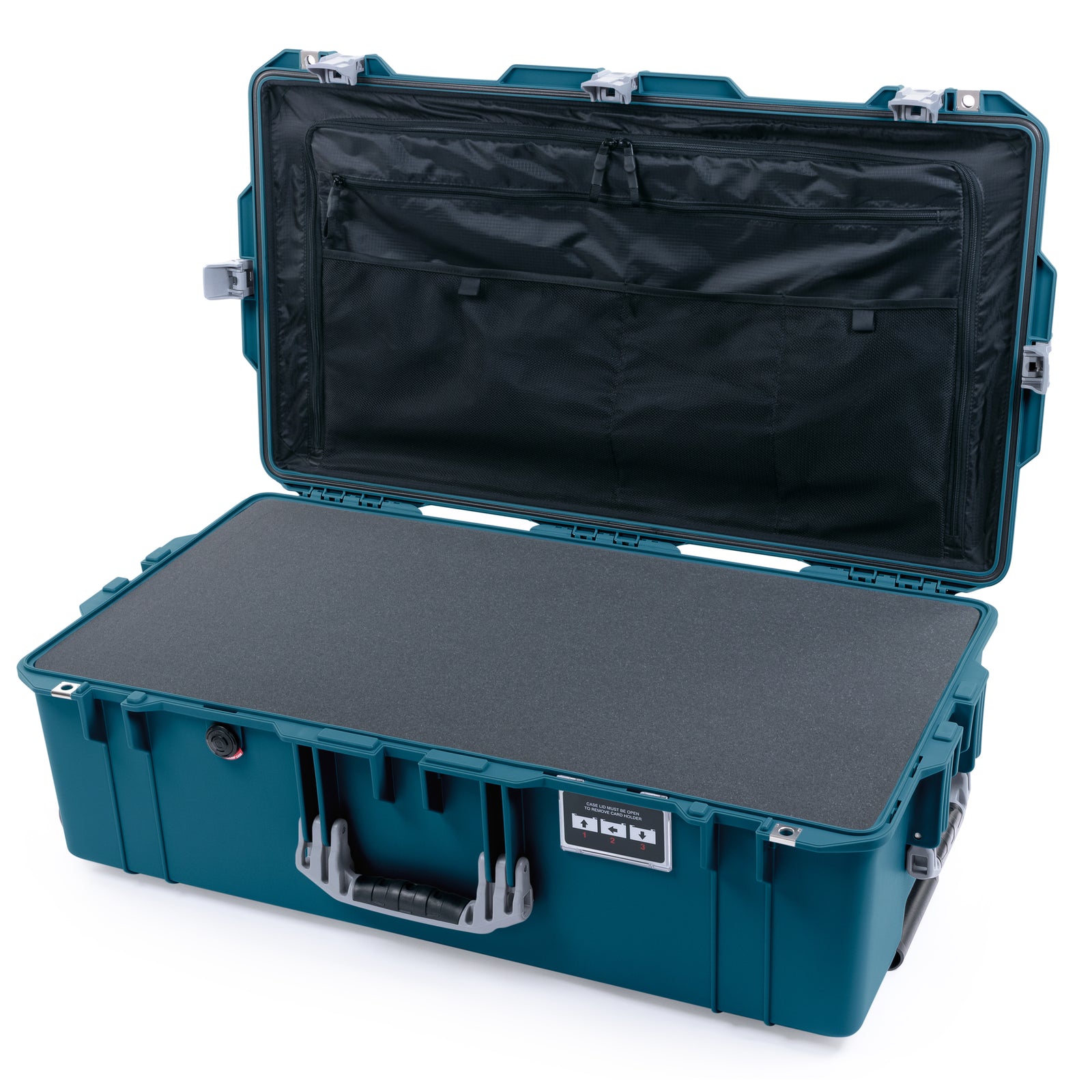 Pelican 1615 Air Case - Indigo & Silver Trolley