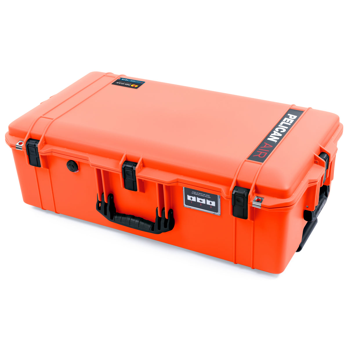 Pelican 1615 Air Case - Orange &amp; Black Trolley