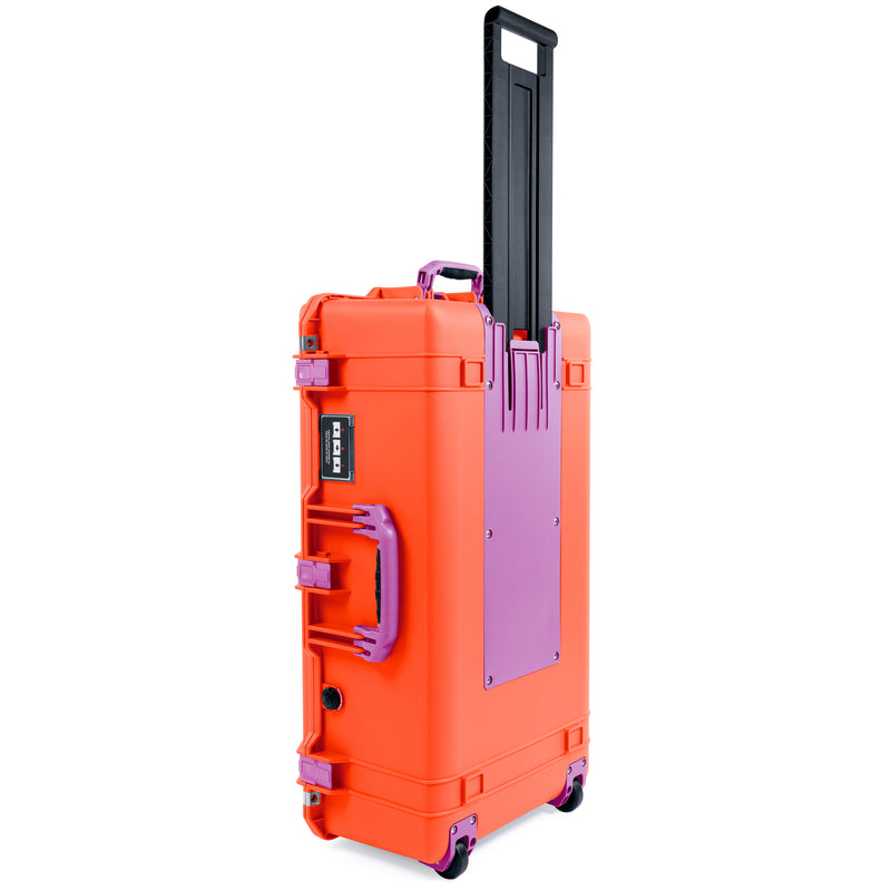 Pelican 1615 Air Case - Orange & Magenta Trolley