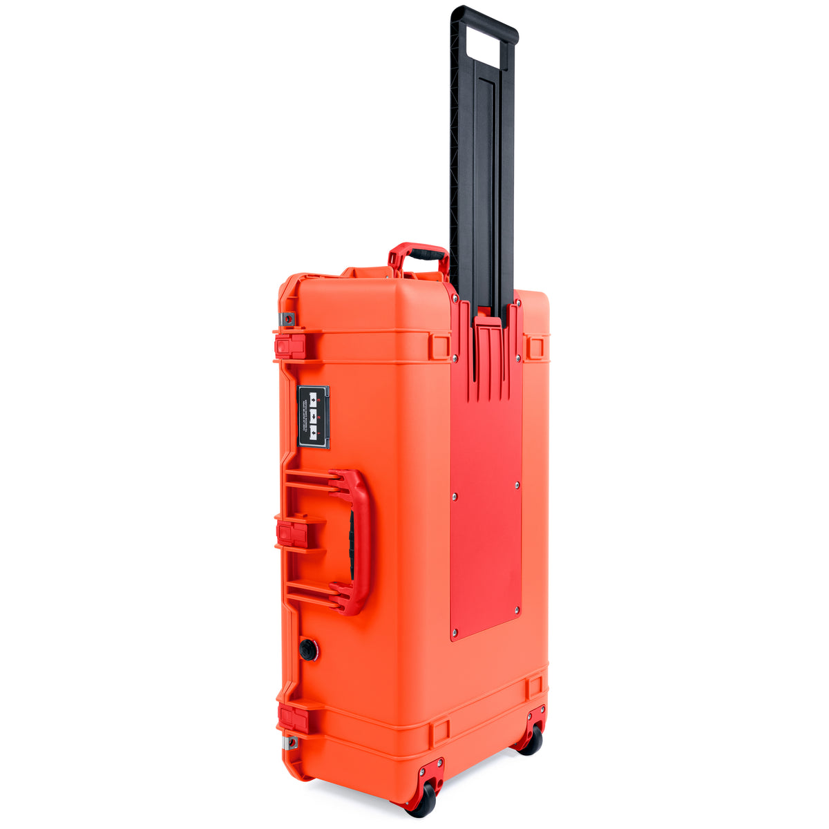 Pelican 1615 Air Case - Orange &amp; Red Trolley