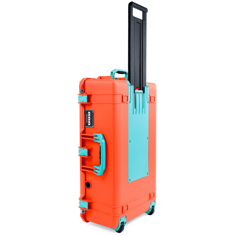 Pelican 1615 Air Case - Orange & Teal Trolley