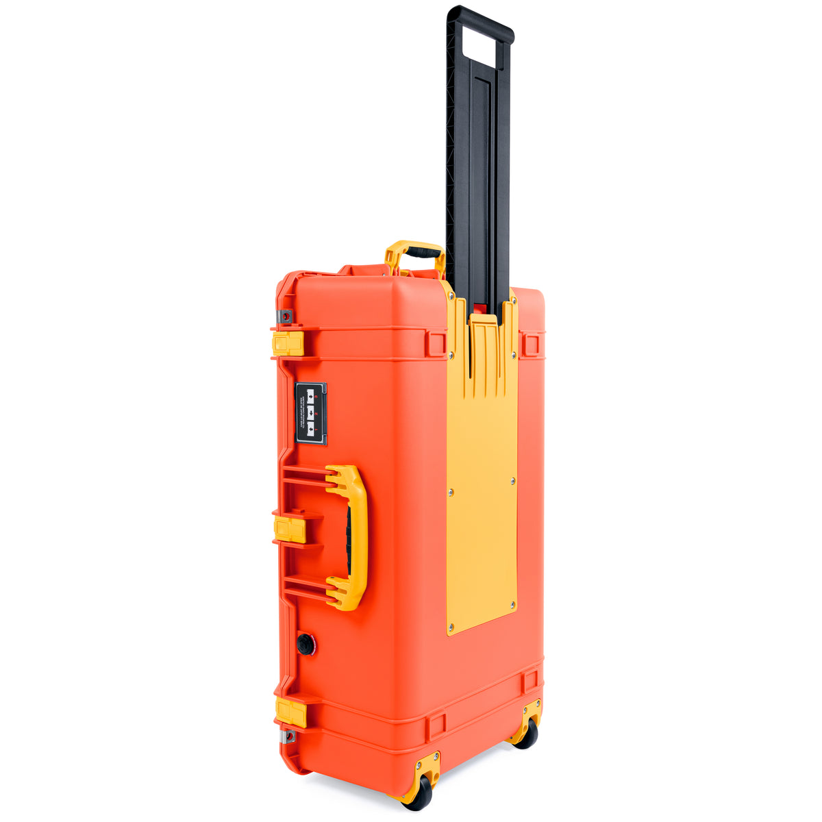 Pelican 1615 Air Case - Orange &amp; Yellow Trolley