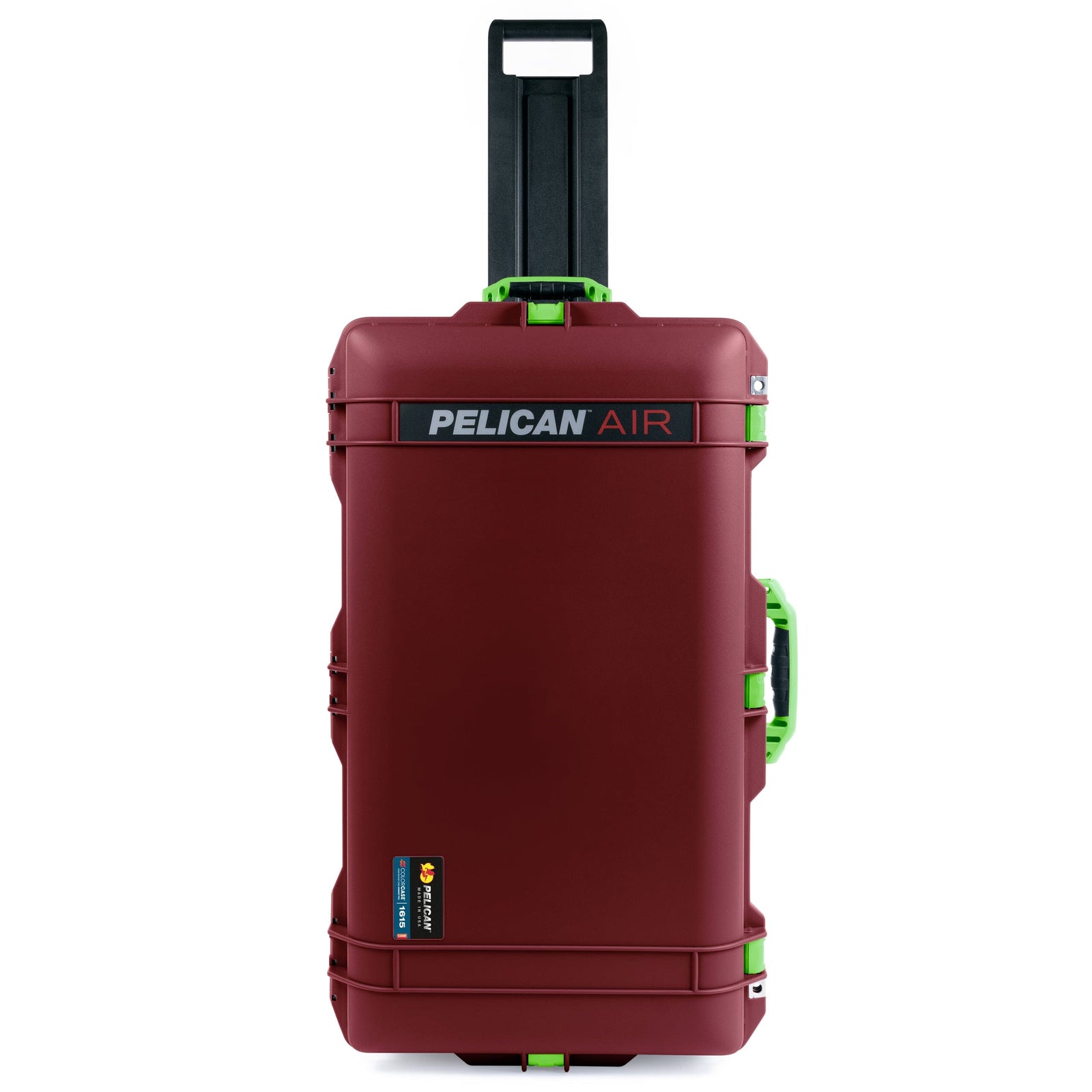 Pelican 1615 Air Case - Oxblood & Lime Green ColorCase 