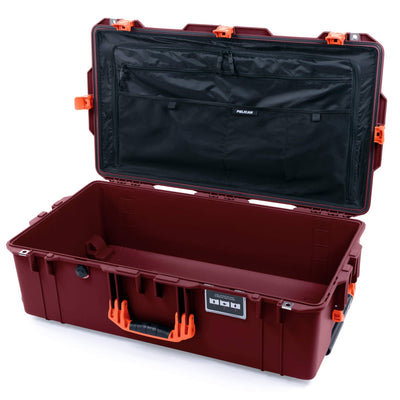 Pelican 1615 Air Case, Oxblood & Orange TRVL Lid Organizer Only ColorCase 016150-0300-510-151