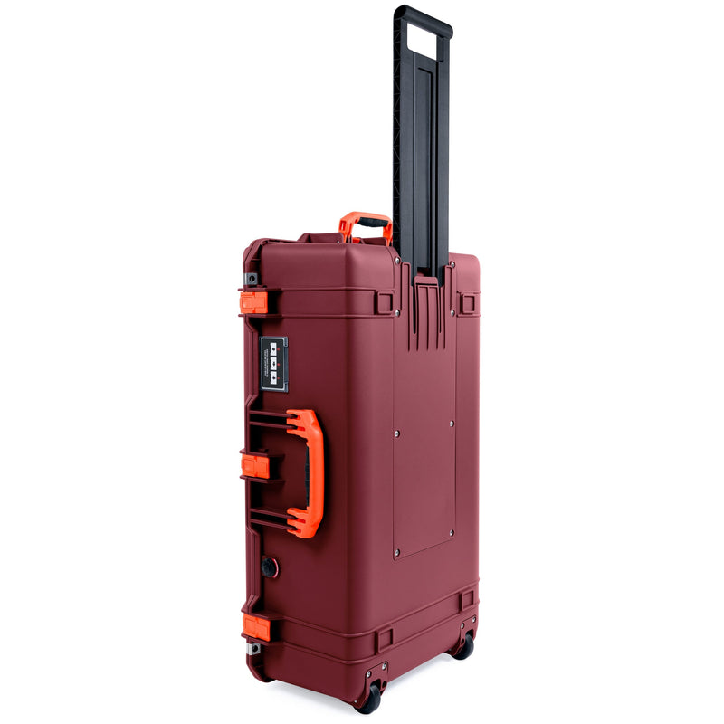 Pelican 1615 Air Case, Oxblood & Orange None (Case Only) ColorCase 016150-0000-510-151
