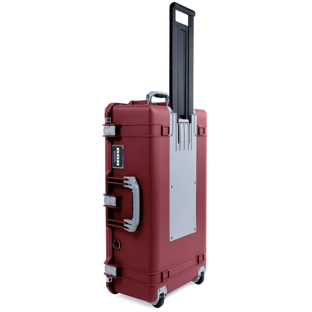 Pelican 1615 Air Case - Oxblood &amp; Silver Trolley ColorCase 