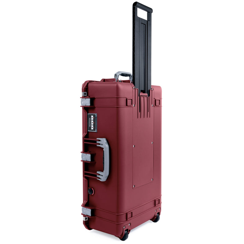 Pelican 1615 Air Case - Oxblood & Silver None (Case Only) ColorCase 016150-0000-510-181