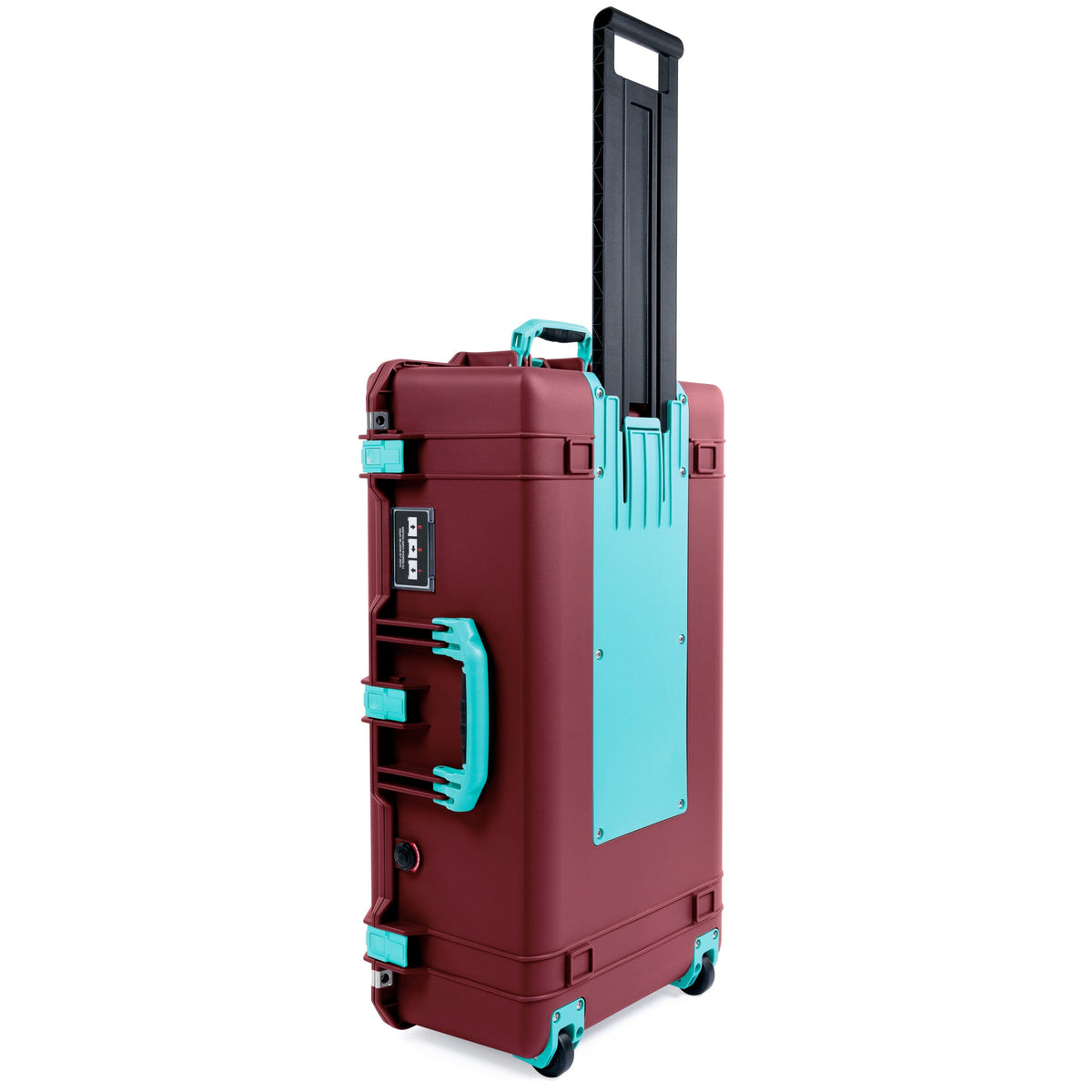 Pelican 1615 Air Case - Oxblood &amp; Teal Trolley ColorCase 