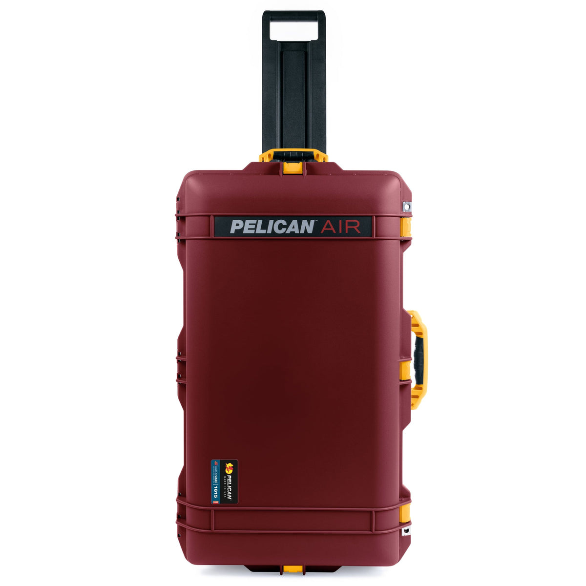 Pelican 1615 Air Case - Oxblood &amp; Yellow ColorCase 