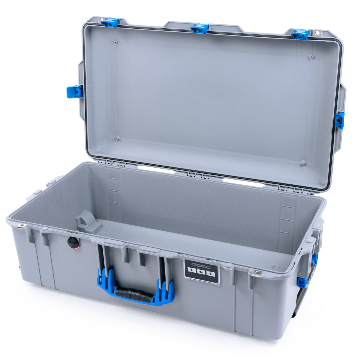 Pelican 1615 Air Case - Silver &amp; Blue Empty ColorCase 016150-0000-180-121