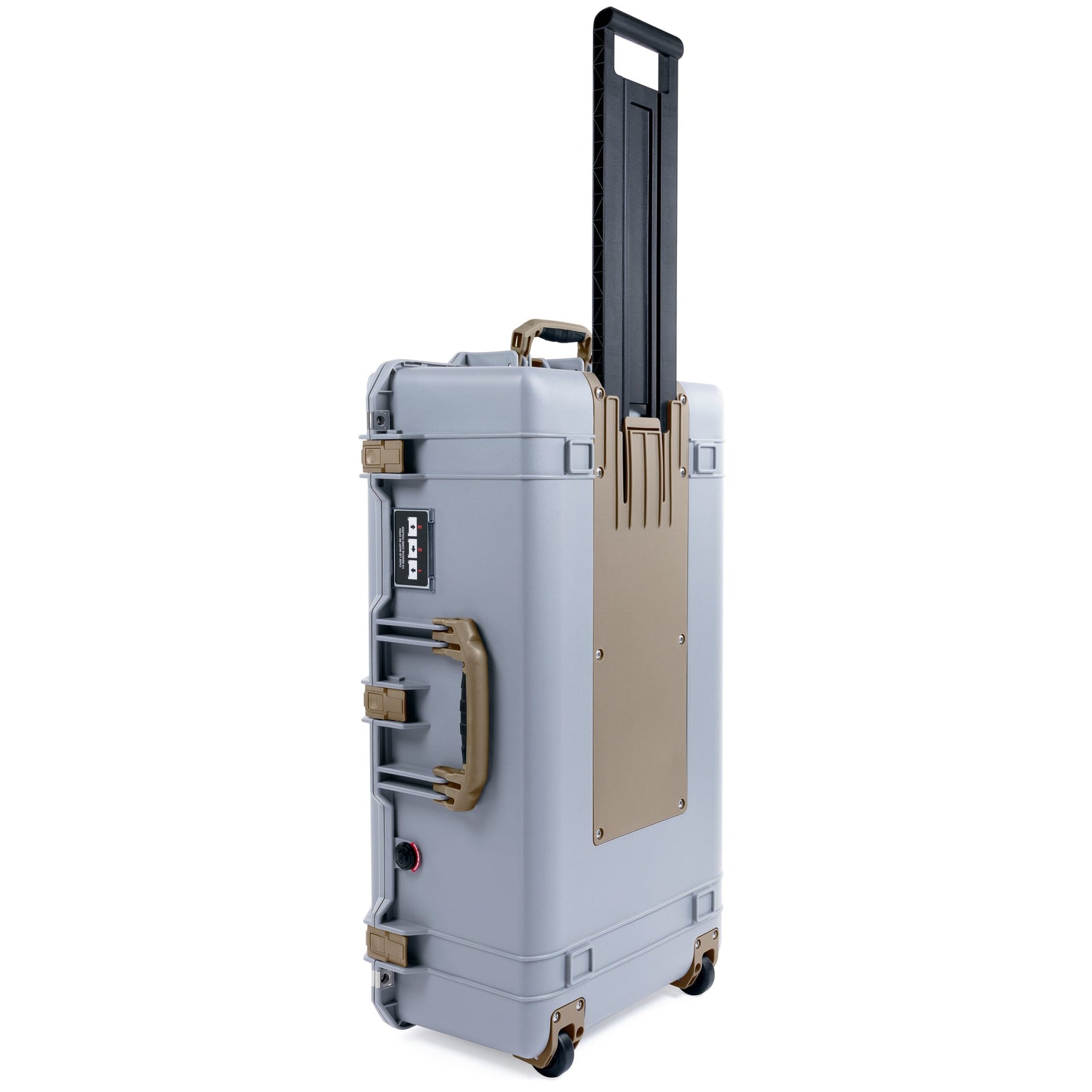 Pelican 1615 Air Case - Silver & Dark Desert Dirt Trolley ColorCase 