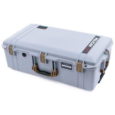 Pelican 1615 Air Case - Silver & Dark Desert Dirt Trolley ColorCase