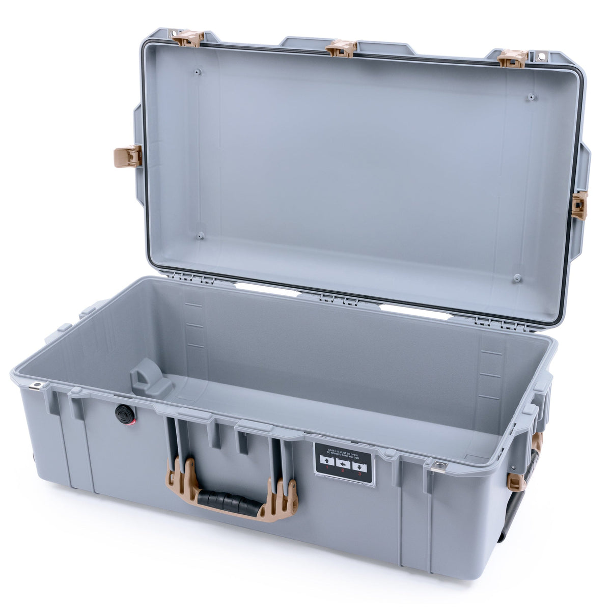 Pelican 1615 Air Case - Silver &amp; Desert Tan Empty ColorCase 016150-0000-180-311