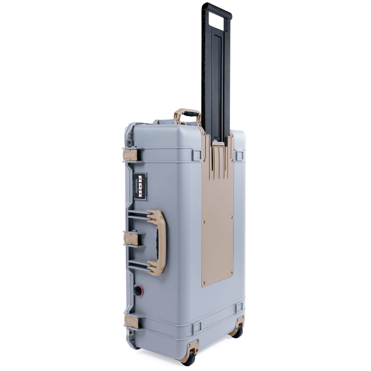 Pelican 1615 Air Case - Silver &amp; Desert Tan Trolley ColorCase 