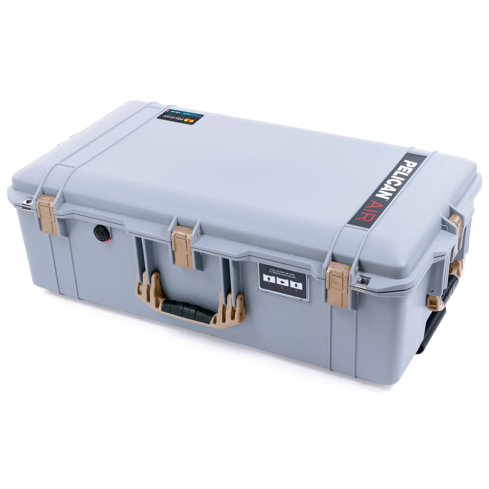 Pelican 1615 Air Case - Silver & Desert Tan Trolley ColorCase 