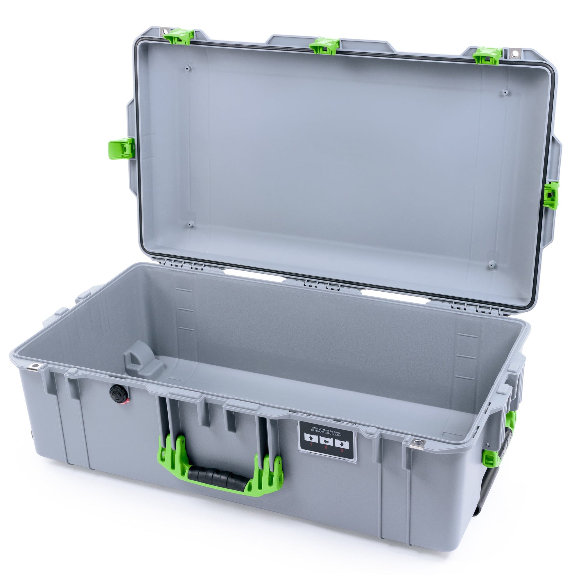Pelican 1615 Air Case - Silver & Lime Green Empty ColorCase 016150-0000-180-301
