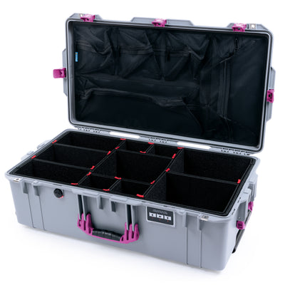 Pelican 1615 Air Case - Silver & Magenta