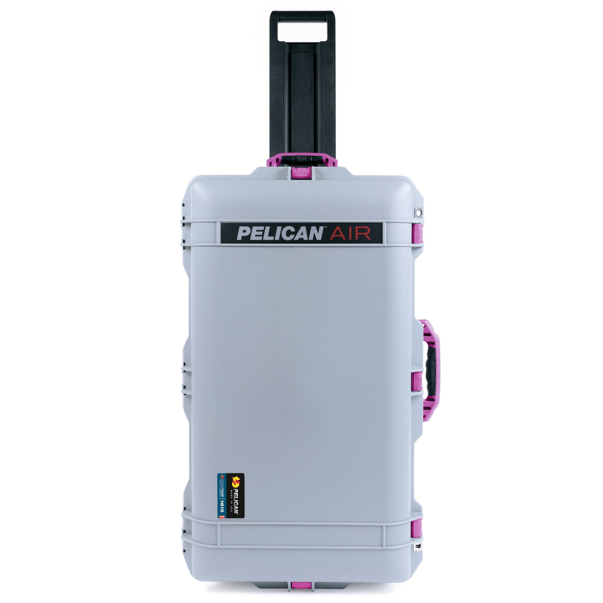 Pelican 1615 Air Case - Silver &amp; Magenta Trolley ColorCase 