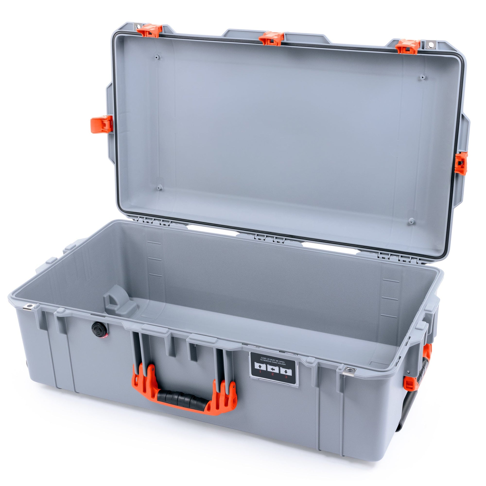Pelican 1615 Air Case - Silver & Orange Empty ColorCase 016150-0000-180-151