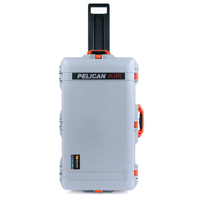 Pelican 1615 Air Case - Silver & Orange Trolley ColorCase