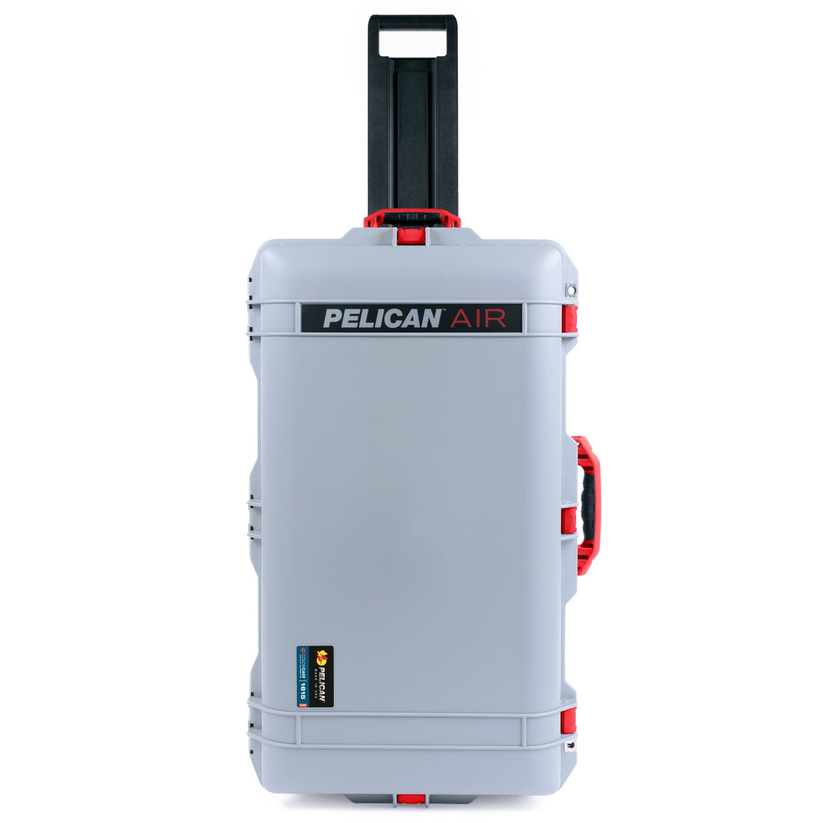 Pelican 1615 Air Case - Silver & Red TSA Latches - Empty