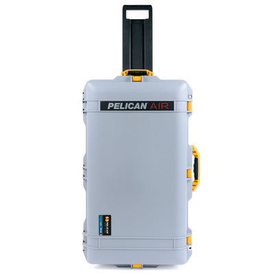 Pelican 1615 Air Case - Silver & Yellow Trolley ColorCase