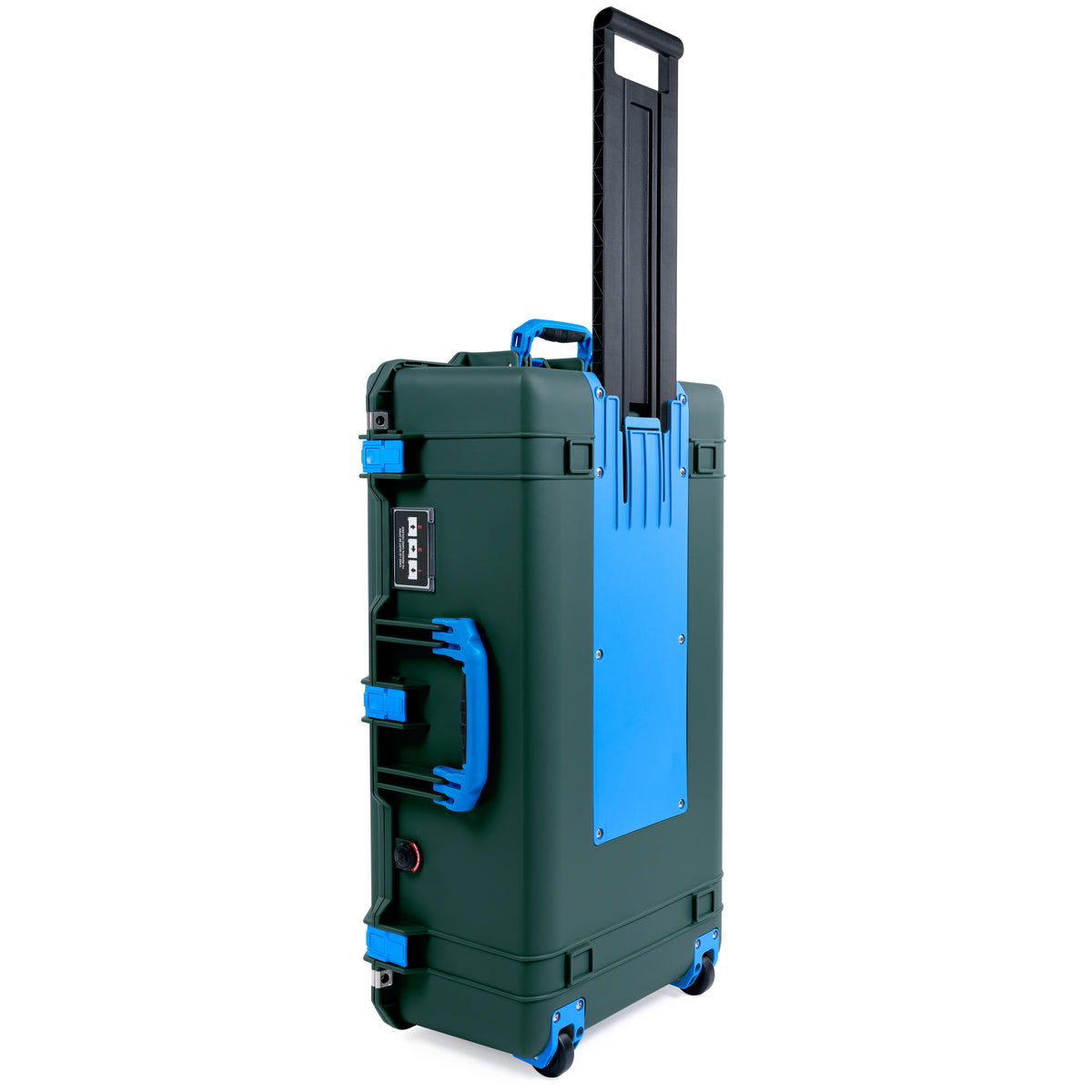 Pelican 1615 Air Case - Trekking Green &amp; Blue Trolley
